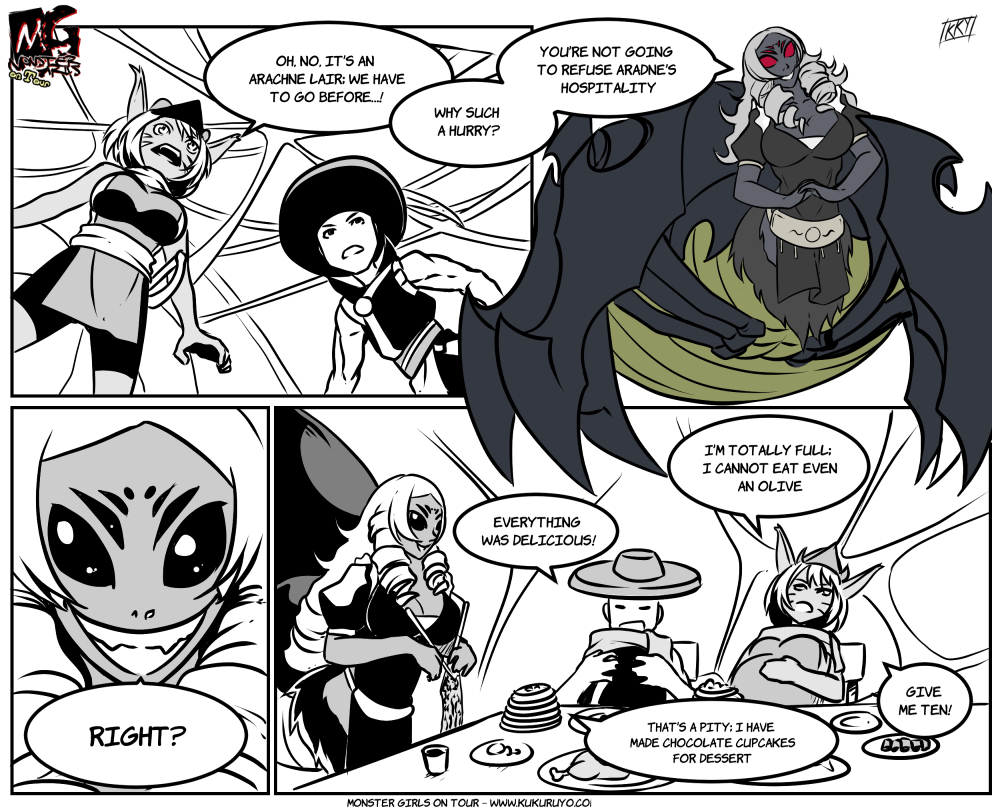 Monster girls on tour - Episode 35, Page 1: Page 035